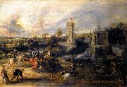 Peter Paul Rubens Tournament in front of Castle Steen oil on canvas